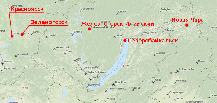 Общая карта